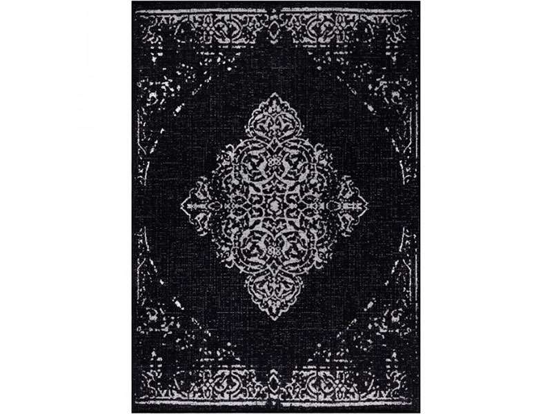 Sany 4416 paklājs lietošanai iekšā / ārā, melns