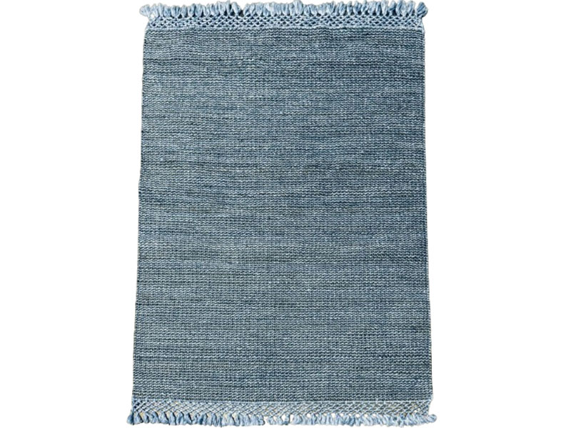 Divpusējs džutas paklājs 49106353 zils