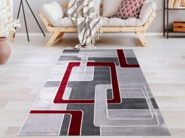 Dizaina paklājs Anesa 233 sarkans