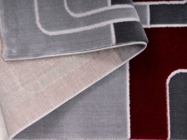 Dizaina paklājs Anesa 233 sarkans