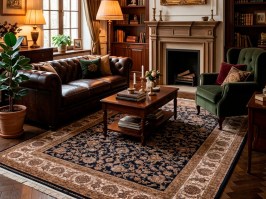 Babylon rug 300 Navy