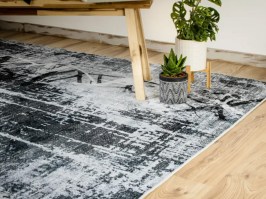 Mūsdienīgs paklājs ar printētu zīmējumu Tamp 131 pelēks