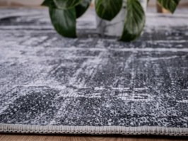 Mūsdienīgs paklājs ar printētu zīmējumu Tamp 131 pelēks